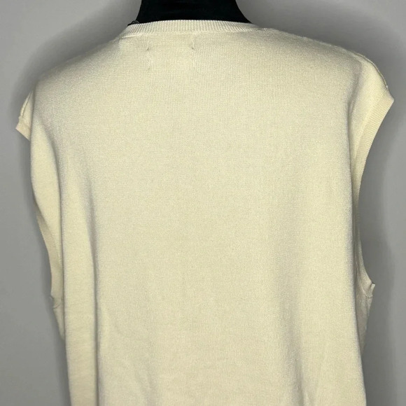 Vintage Sweater Vest 100% Pima Cotton - Picture 12 of 13